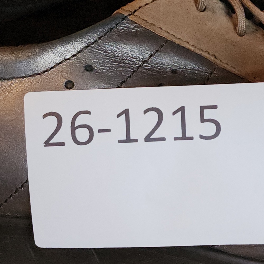 Munro Sport Sneaker 9.5 Women Tori Oxford Pewter Brown Leather Suede Comfort USA - Picture 12 of 13